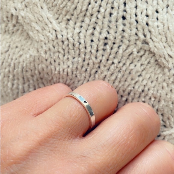 Sterling Silver Heart Ring - Picture 3 of 11